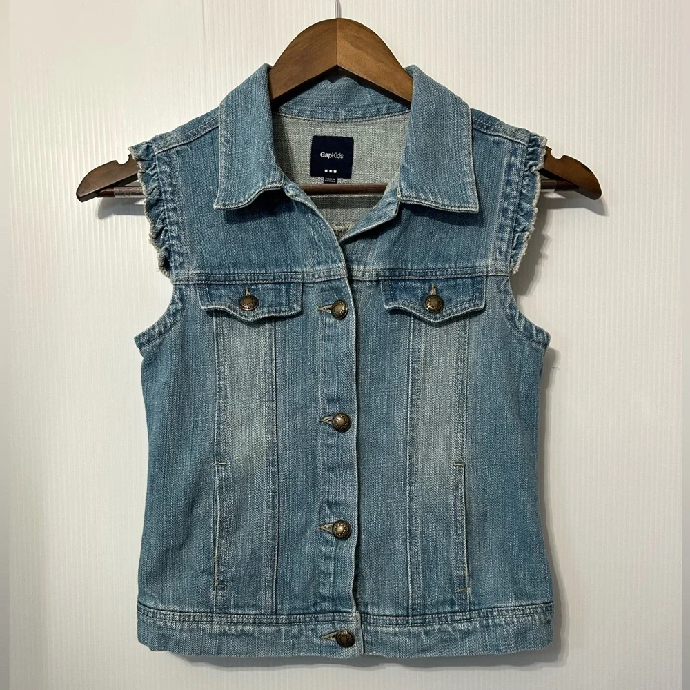 GAP Kids Denim Vest Size XL (12)